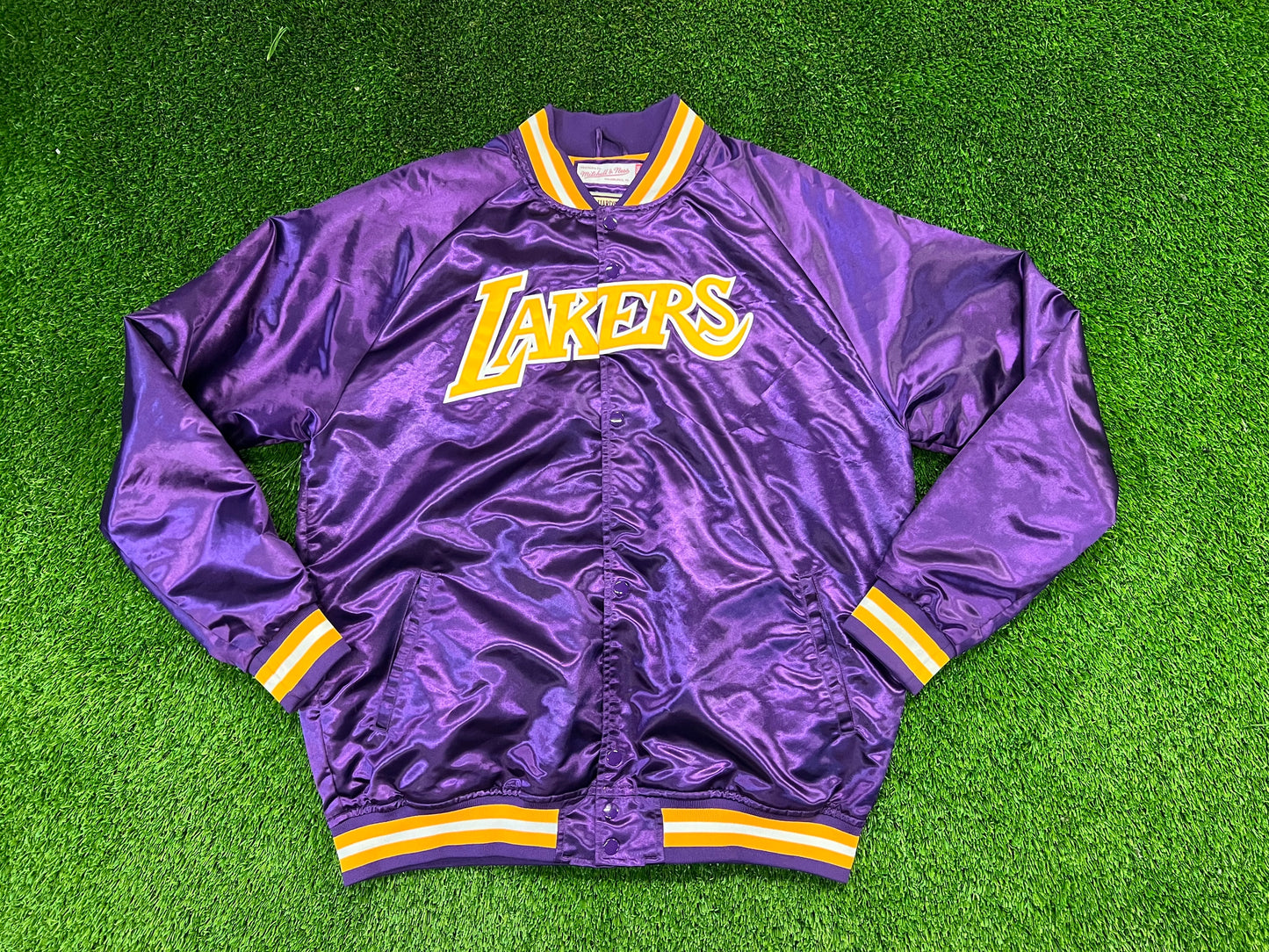 Mitchell & Ness Lakers Varsity Jacket Size XL