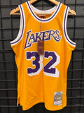 M&N LA Lakers #32 Johnson Jersey Size M