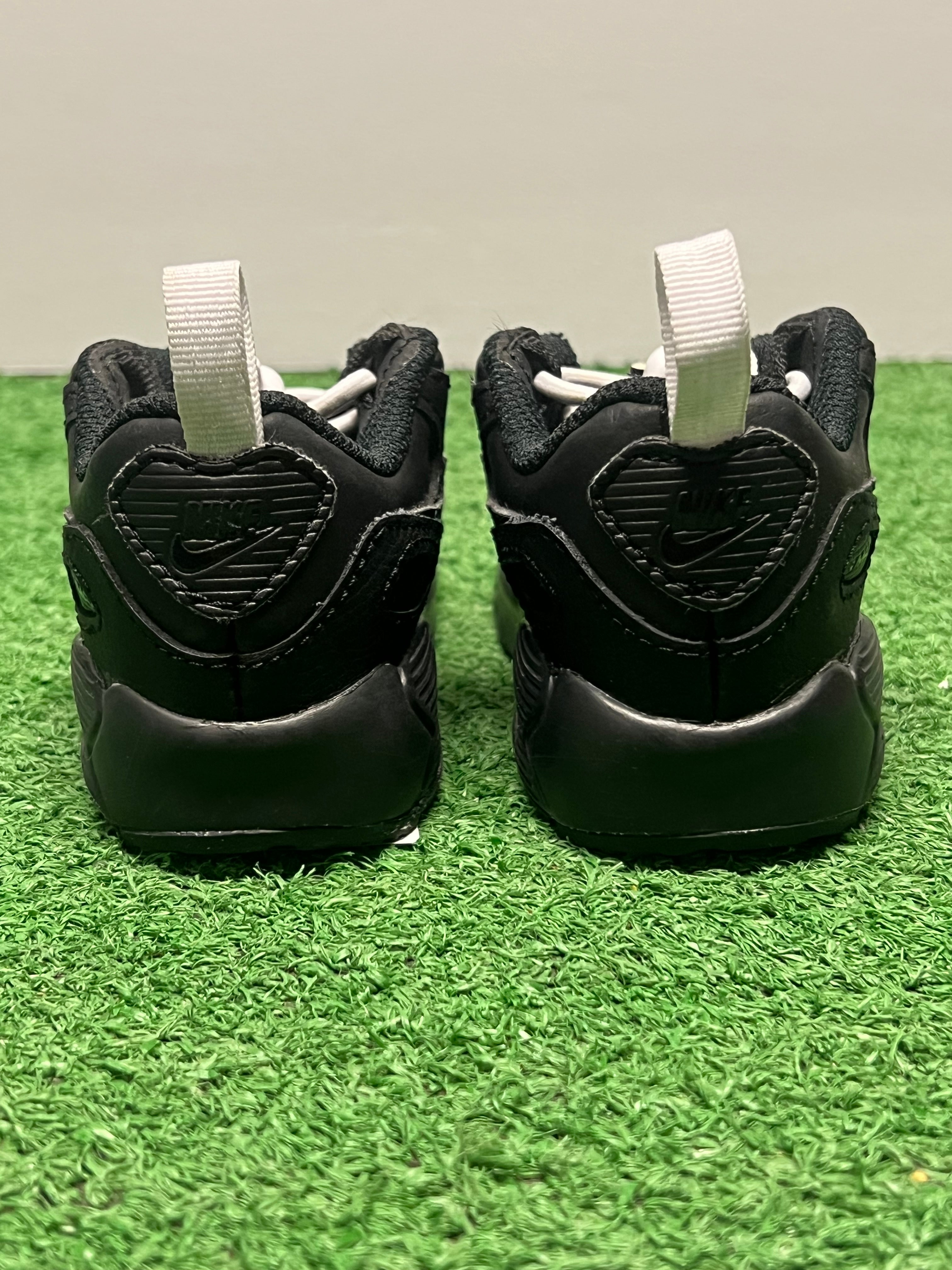 Kids Air Max 90 Triple Black Size 4c