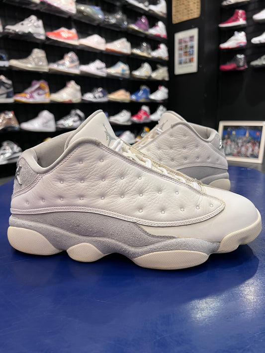 Men’s Air Jordan 13 Low Pure Platinum Size 10
