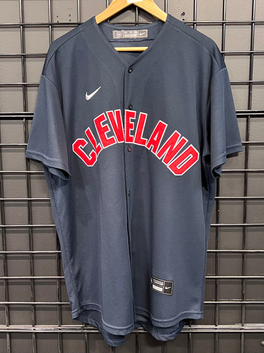 Nike Cleveland Indians Spellout Jersey Size 2XL