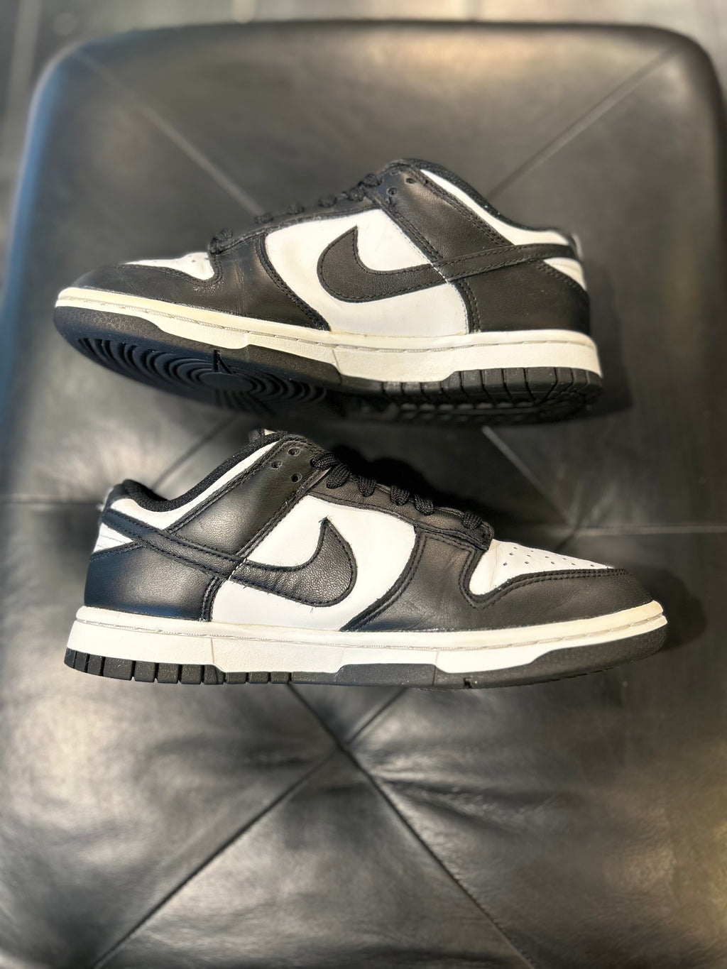 Nike Dunk Low Black White Size 6 Women’s Shoes