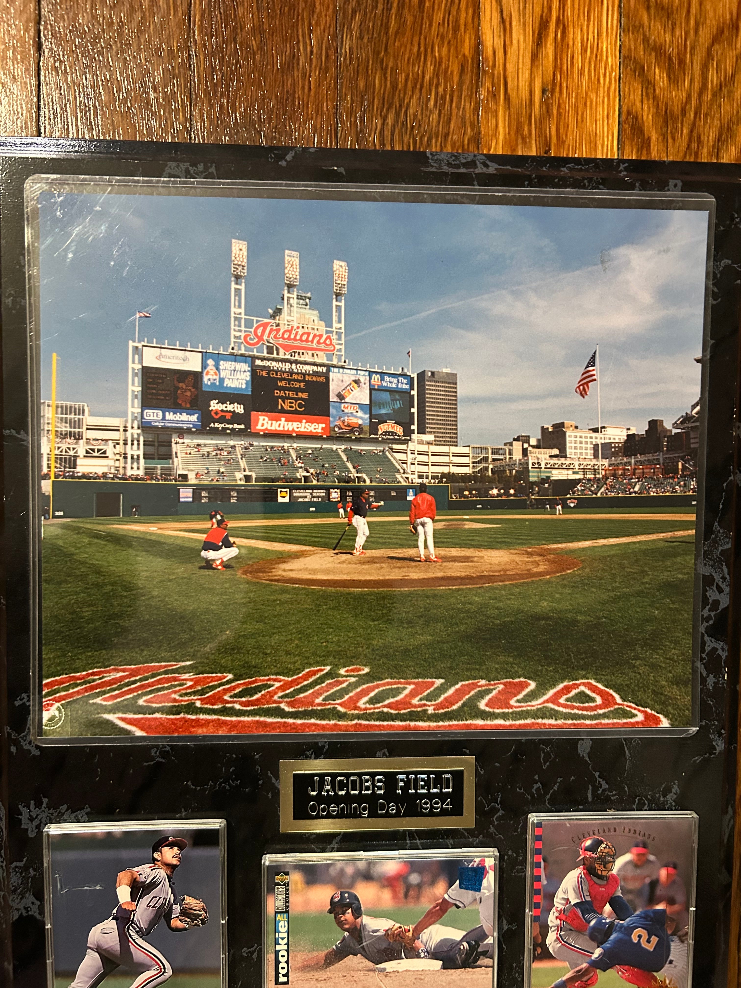 Cleveland Indians 1994 Jacob’s Field Opening Day Plaque