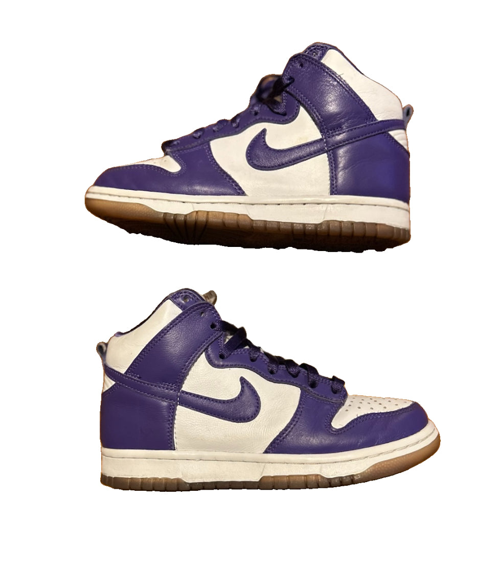 Nike Dunk High WMNS Varsity Purple DC5382-100 Size 6.5W Used Clean City Attack 2020