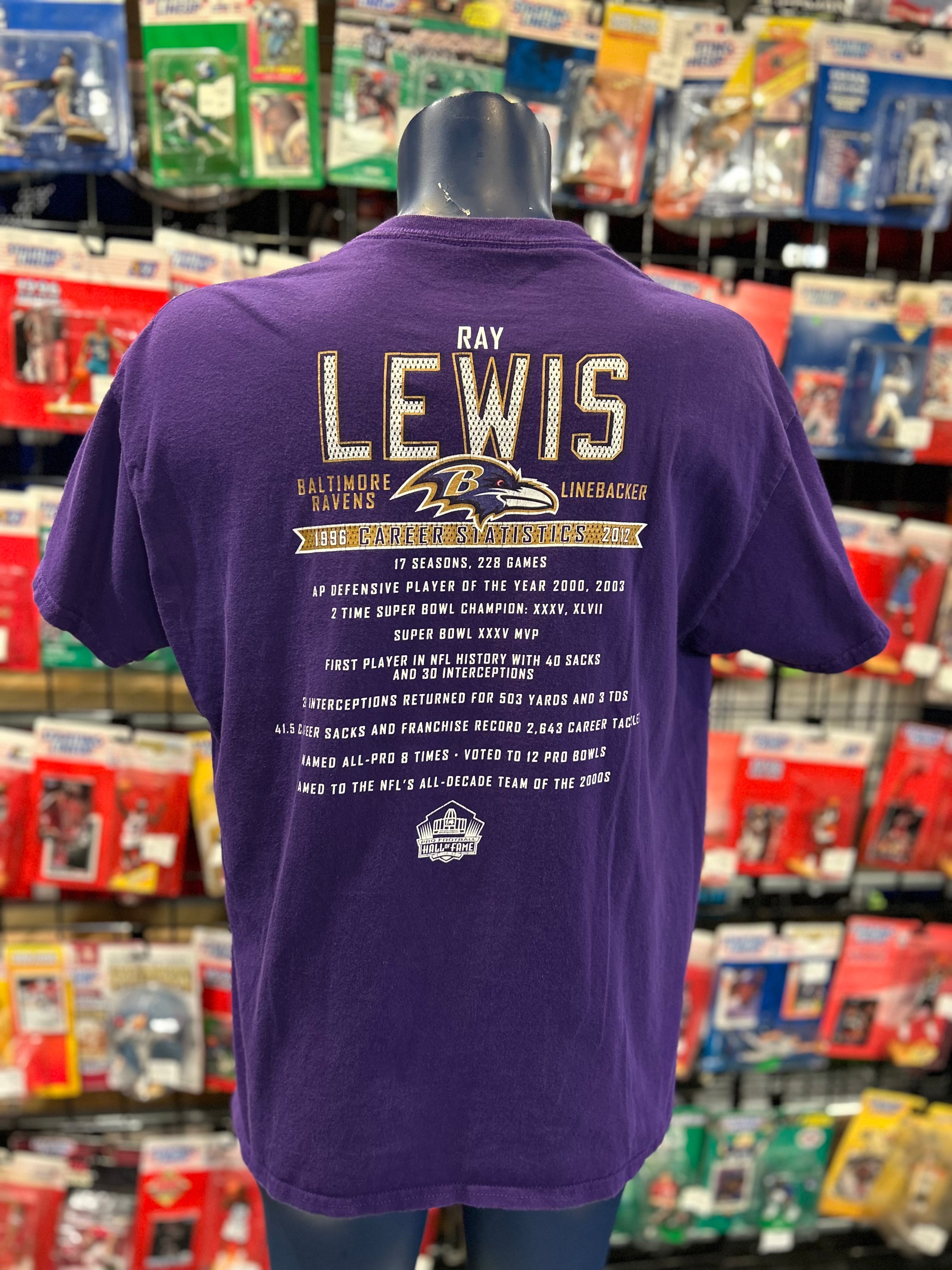 NFL Pro Football Hall of Frame 2018 Ray Lewis T-shirt Size XL
