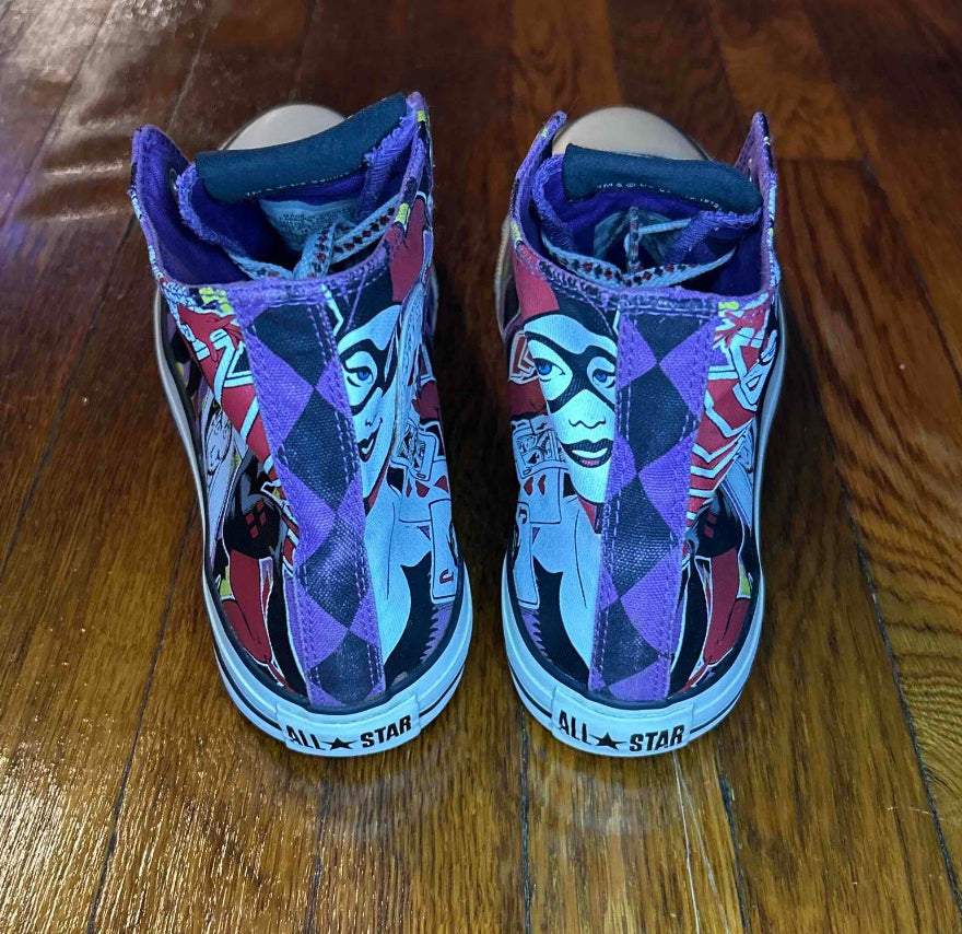 Harley Quinn Converse Chuck Taylor All Star DC Comics Size 12 Men Shoes