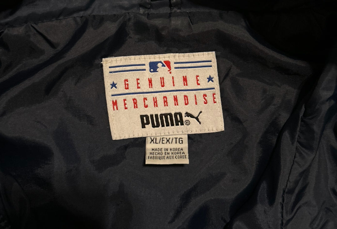 Vintage 2000 Puma Cleveland Indians Chief Wahoo Windbreaker Size XL Genuine Merchandise MLBSP
