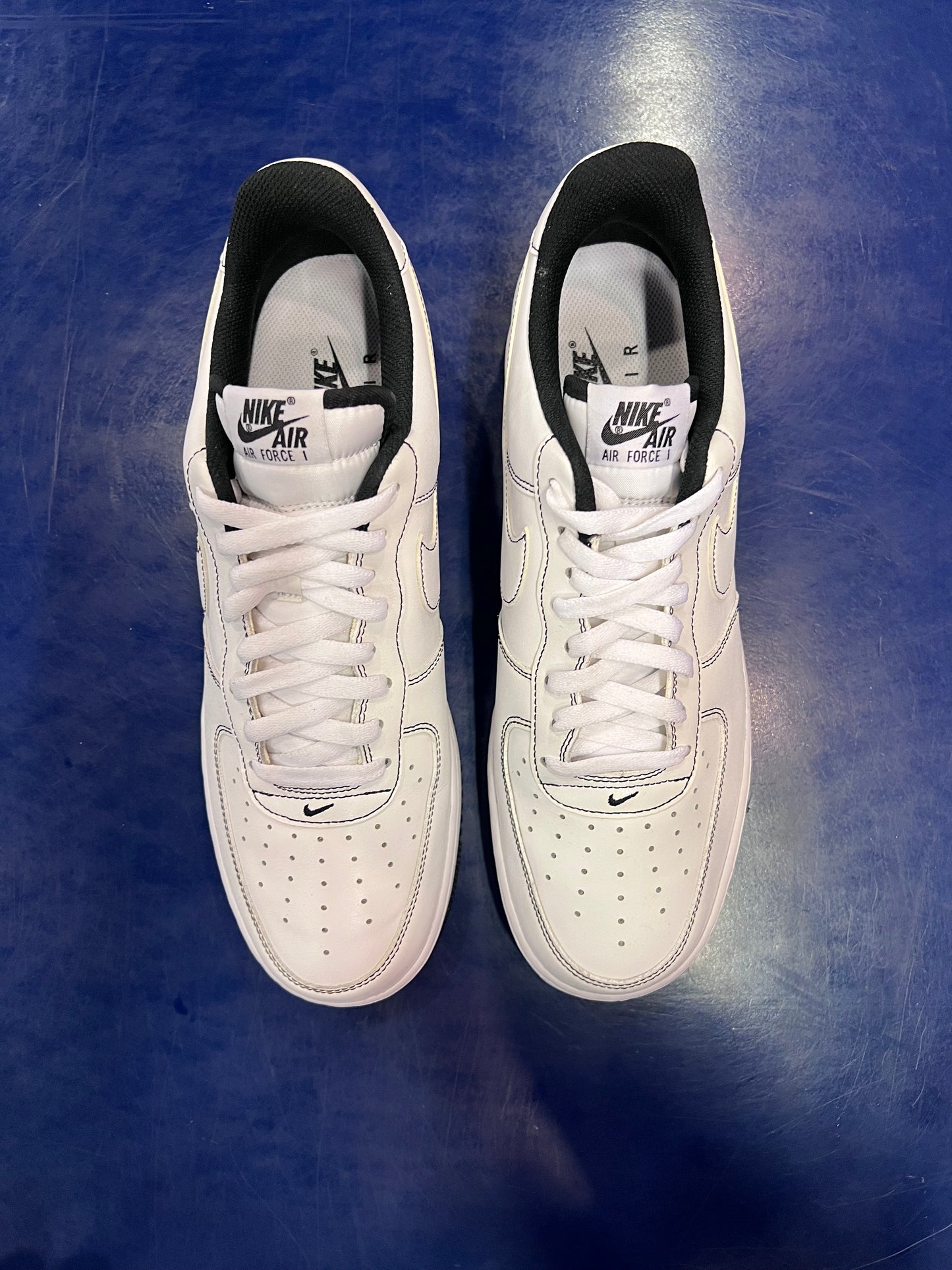 Nike Air Force 1 White Black Size 12