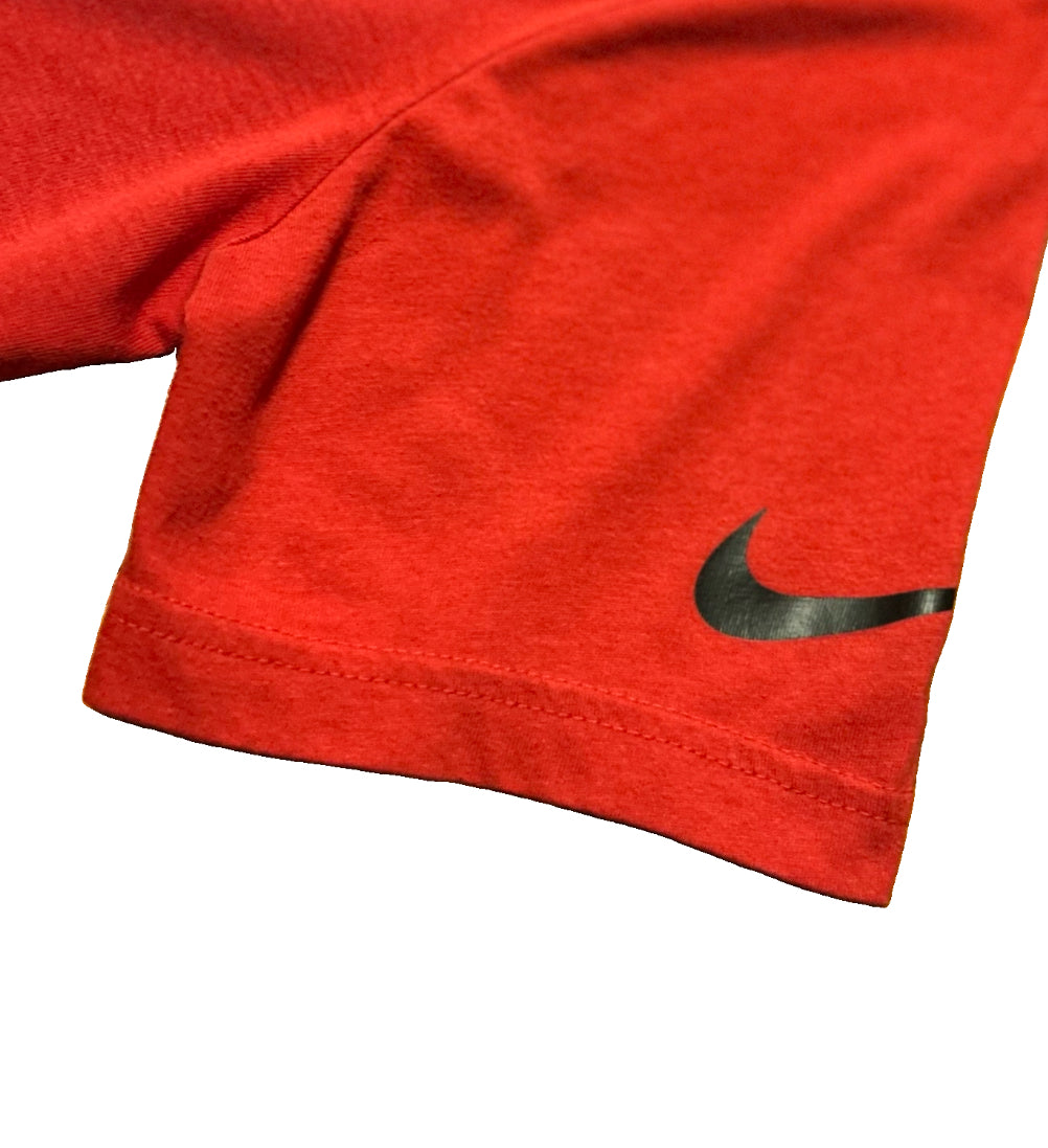 Nike 3 Brand T-Shirt Youth L 12-13Y Red Graphic Swoosh Russell Wilson