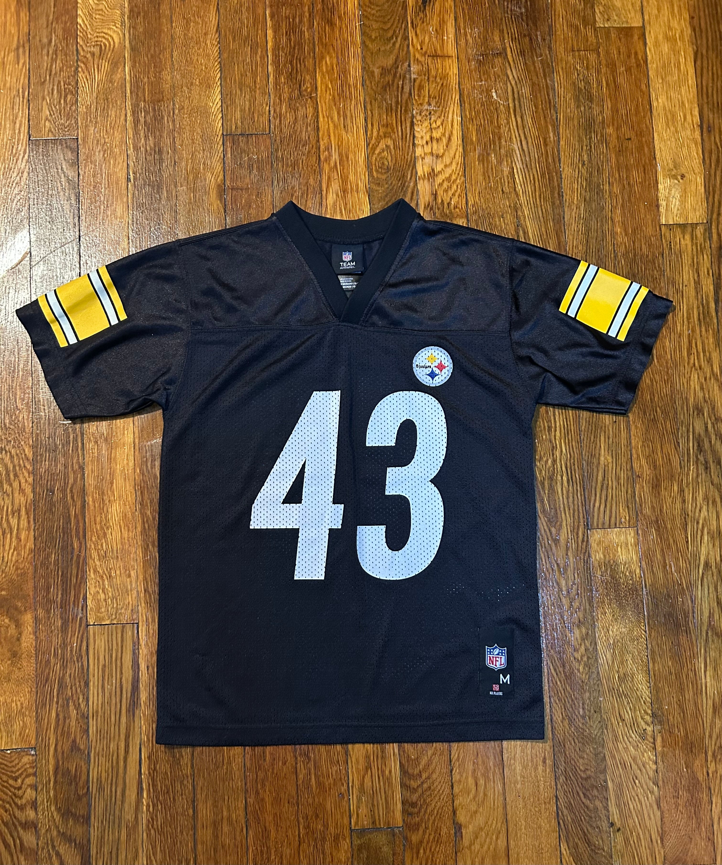 NFL Pittsburgh Steelers Troy Polamalu Team Jersey size Medium