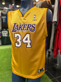 Reebok Los Angeles Lakers #34 Shaquille Oneal Size Youth XL