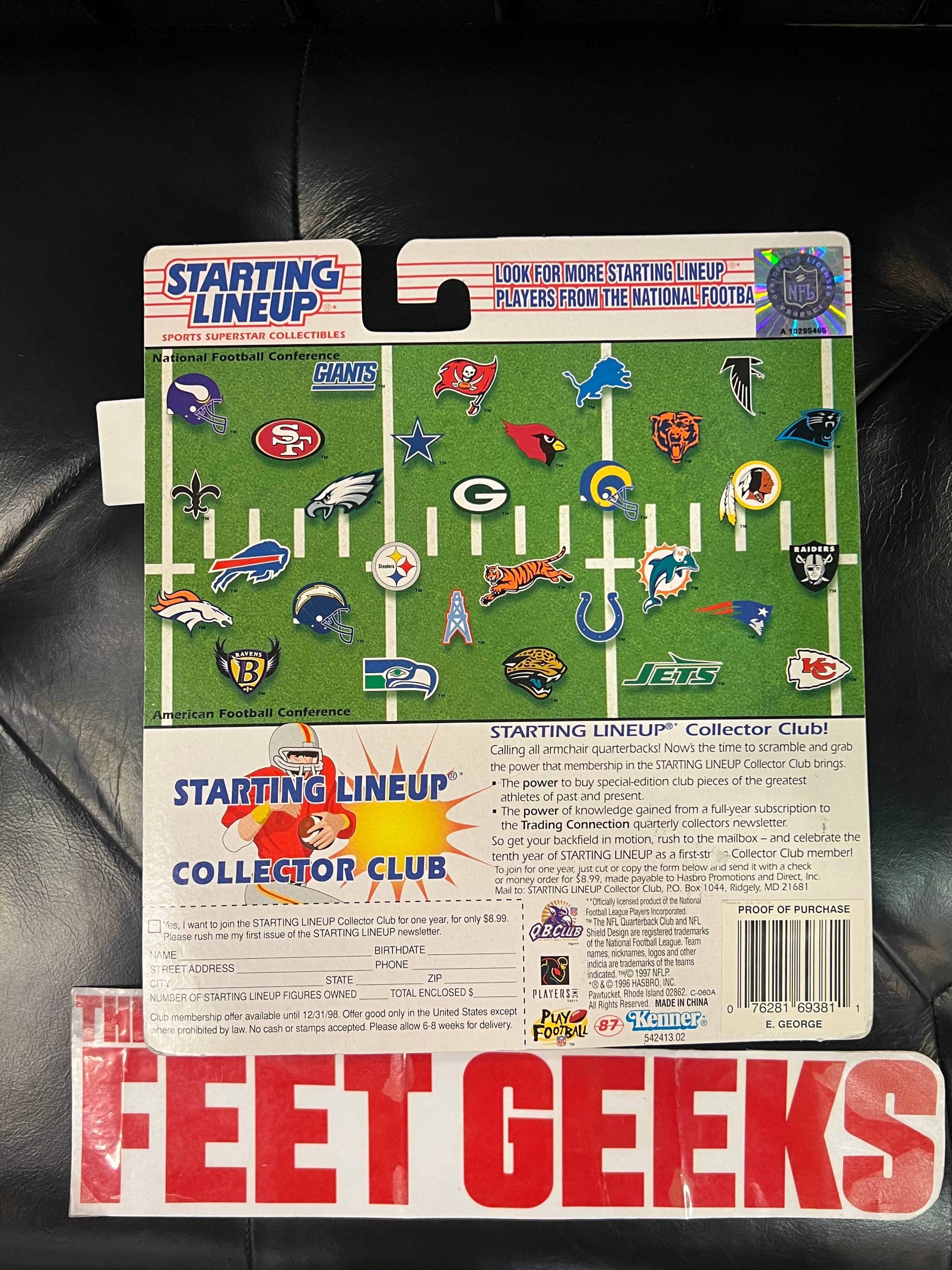 Tennessee Oilers Eddie George Figure Brand New