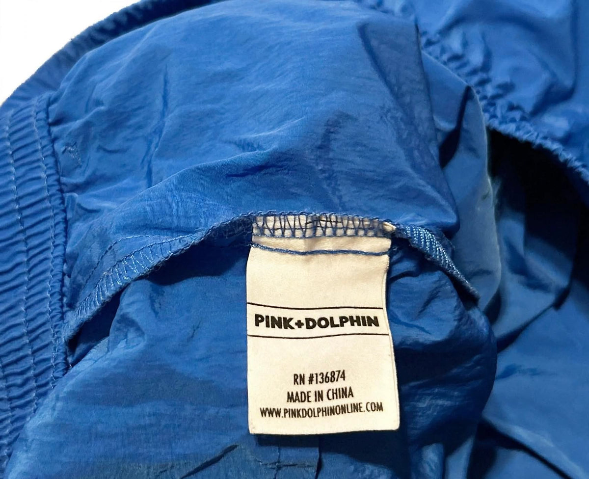 Pink Dolphin Flame Track Pants Mens XL Blue White Mint NWOT Wave Sport