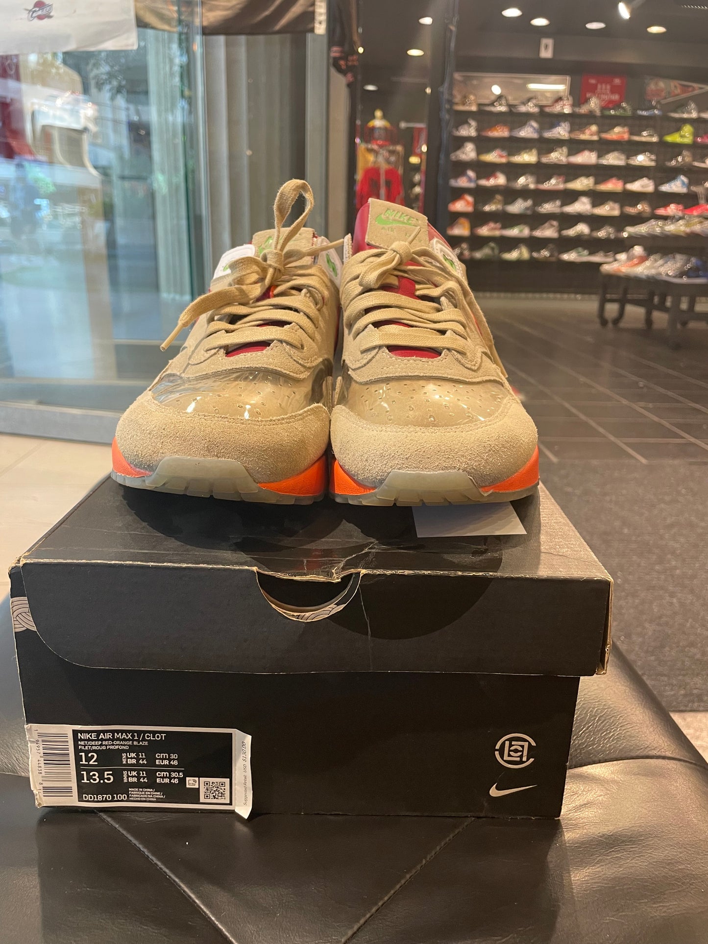 Men’s Nike Air Max 1 Clot Size 12