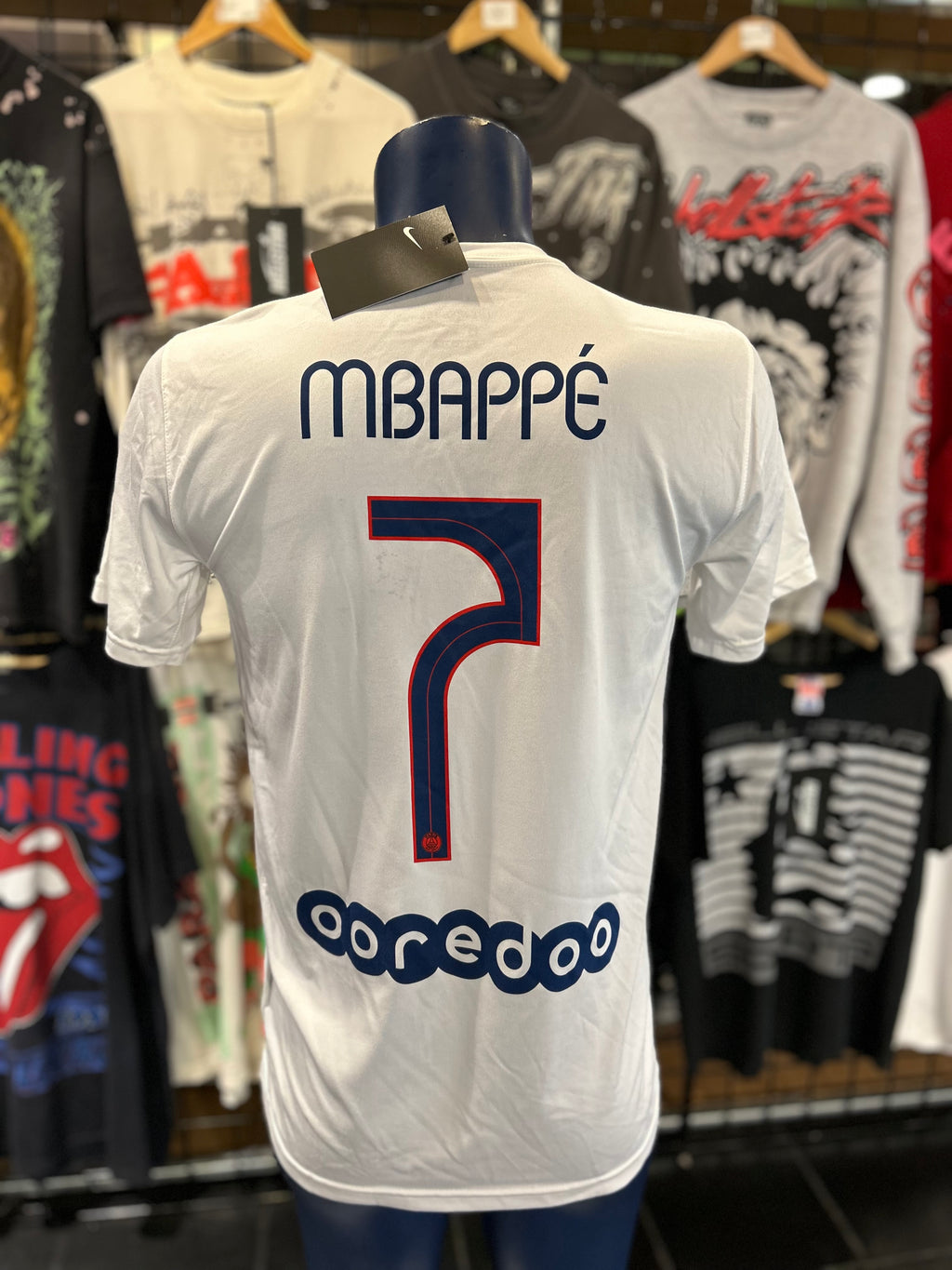 Nike PSG Soccer Mbappe T Shirt Jersey Size Medium