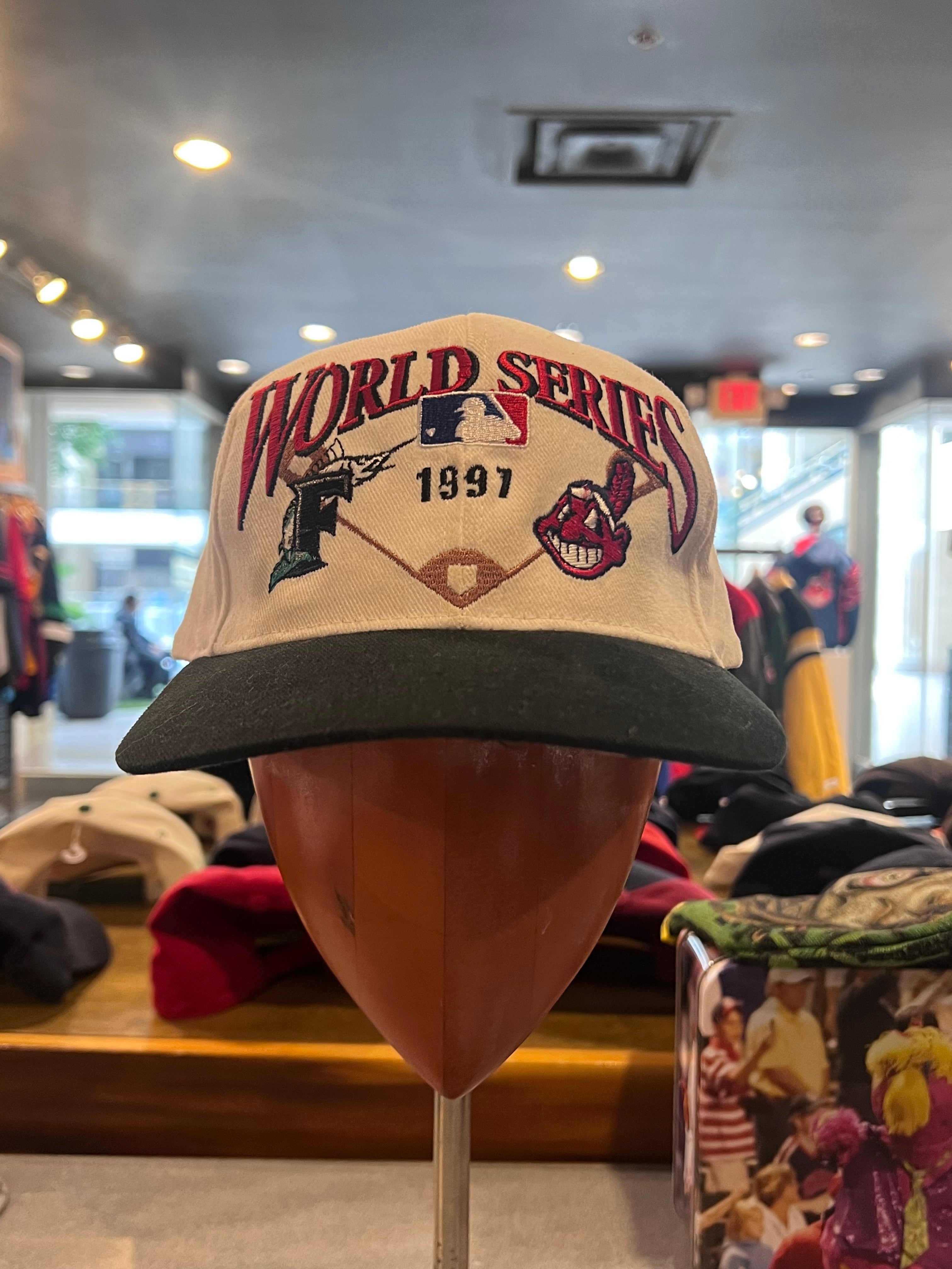 1997 World Series Marlins vs Indians SnapBack Hat