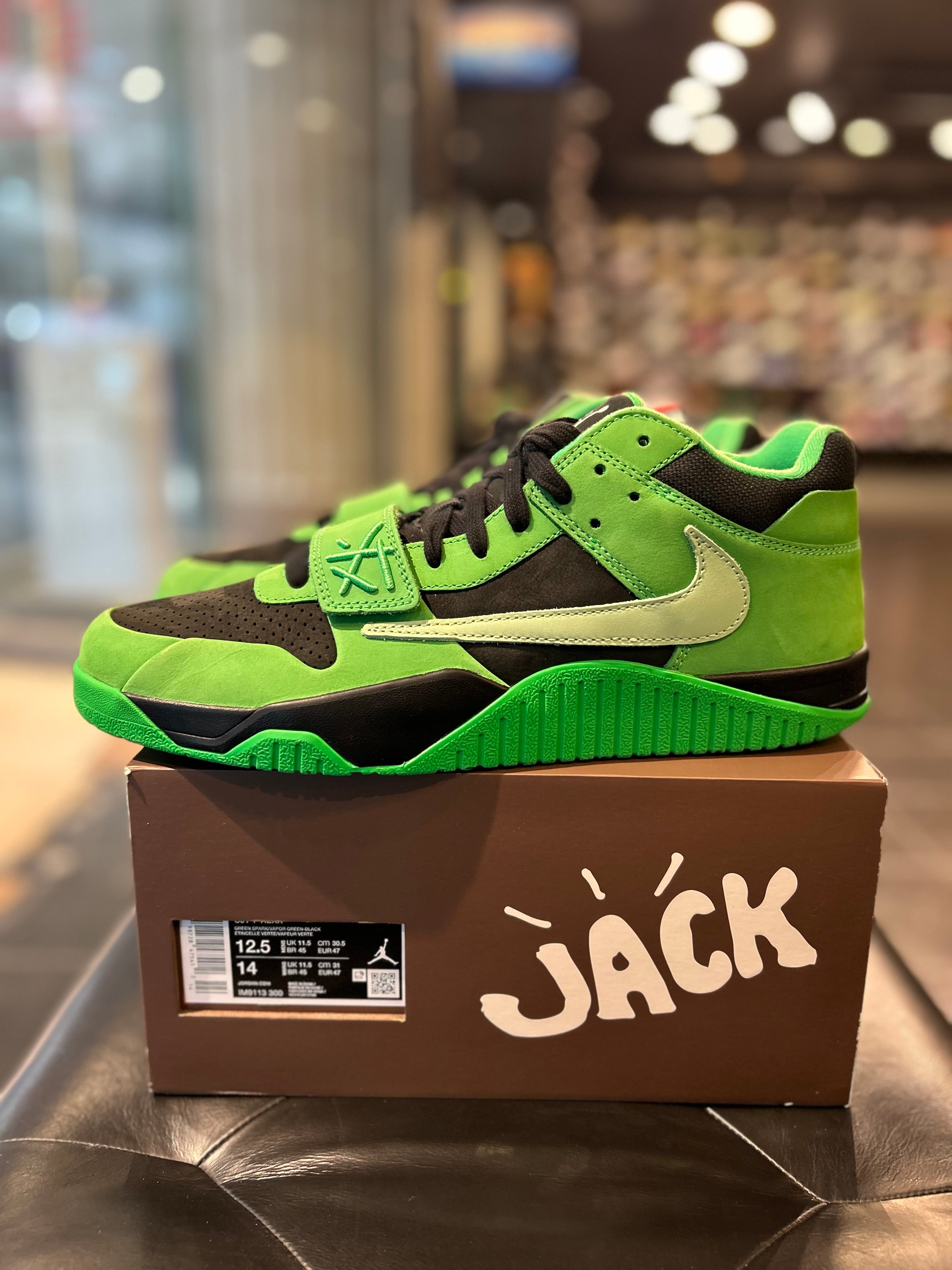 Nike Jumpman Jack T-Rex Green Spark Size 12.5 Men’s Shoes