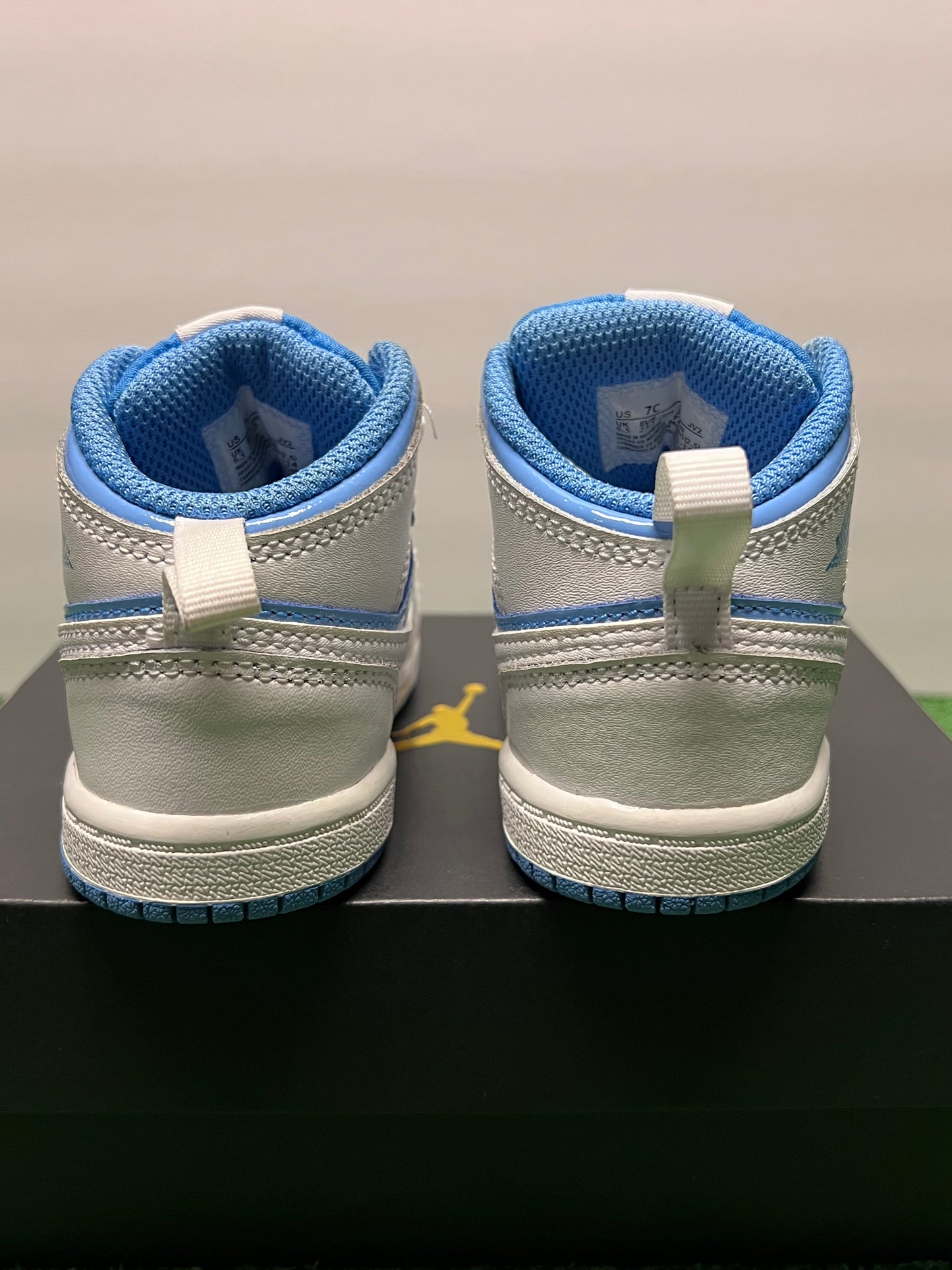 Kids Air Jordan 1 Mid Legend Blue Size 7c