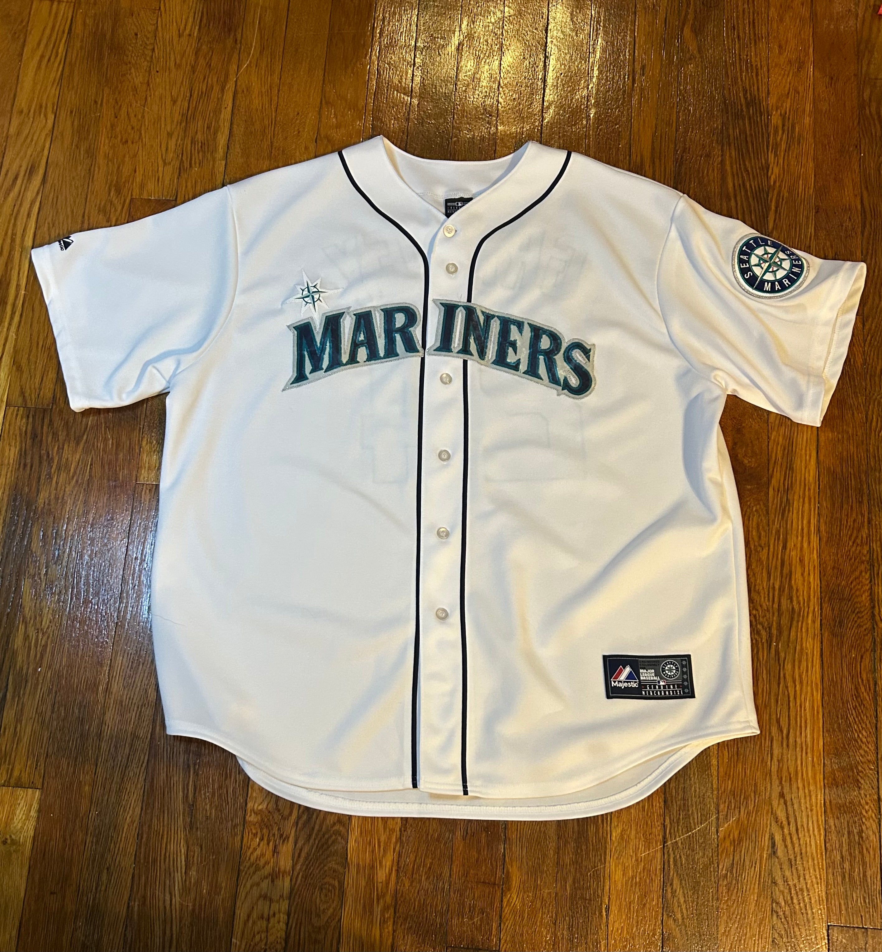 Ken Griffey Jr Seattle Mariners MLB Baseball Jersey Size XXL Majestic