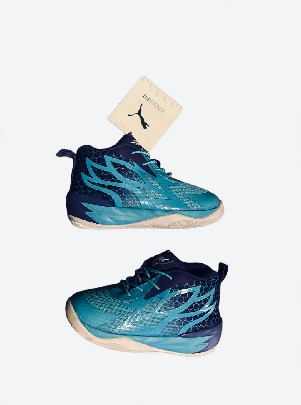 Puma MB.01 LaMelo Ball Queen City 395705-01 Toddler 7C Purple Teal NWOB New