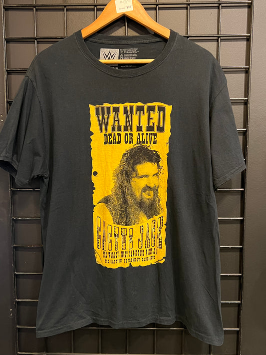 Mens WWE Dead Or Alive Mankind Tee Size L