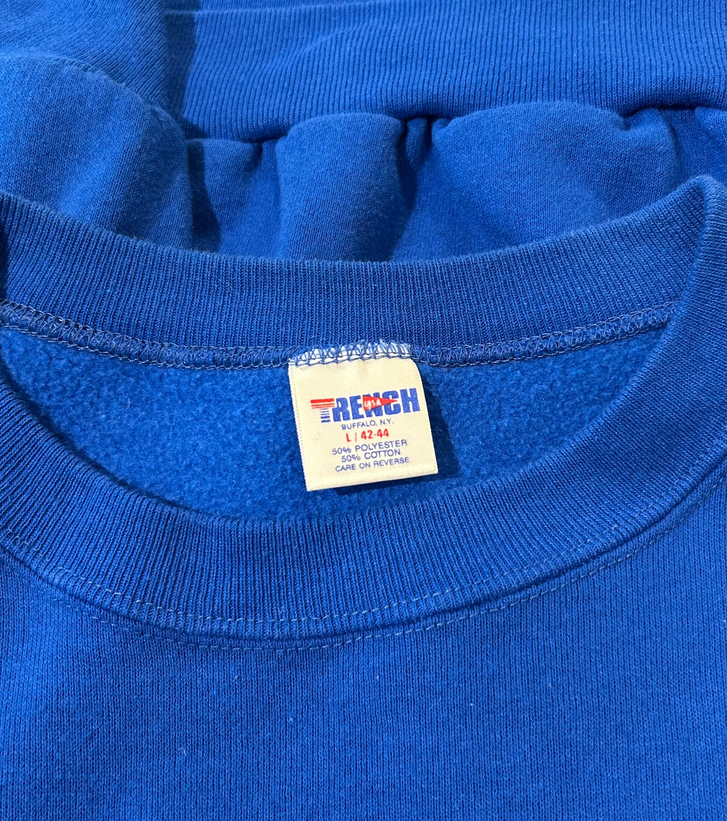 1990 Trench NY Giants Crewneck Sweatshirt Size L