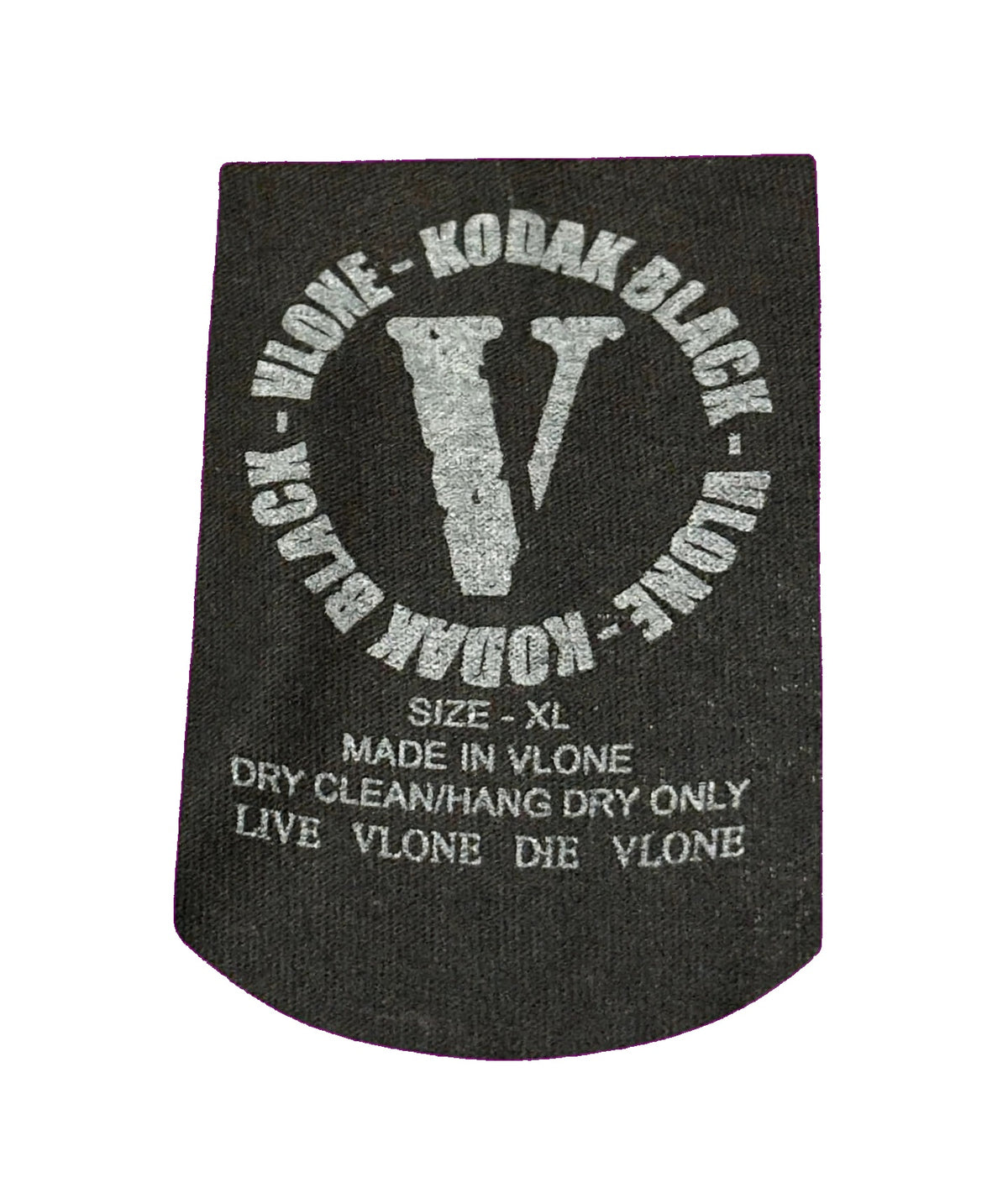 Vlone x Kodak Black Zombie T-Shirt Black XL 1SS210103XKBZ SS21 Brand New DS