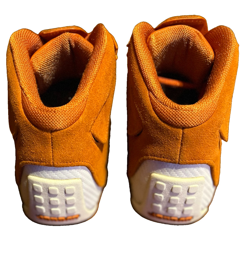 Air Jordan 18 Retro Orange Suede Campfire Orange AA2494-801 Size 11 Mens Lightly Used No Box Sail 2018