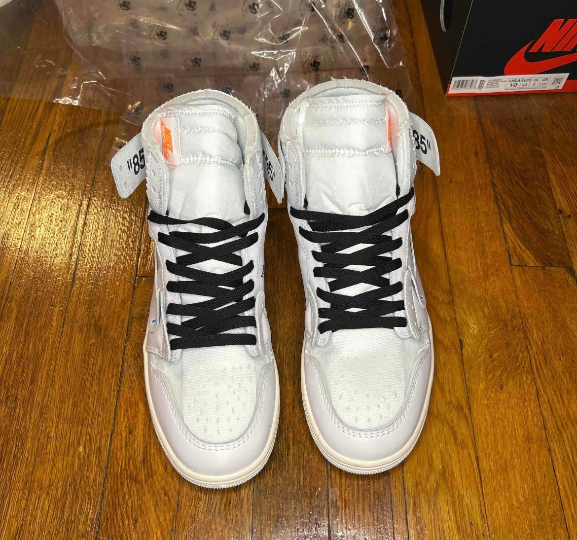 Virgil Abloh Archive x Air Jordan 1 Retro OG High Alaska Size 10 Men’s shoes