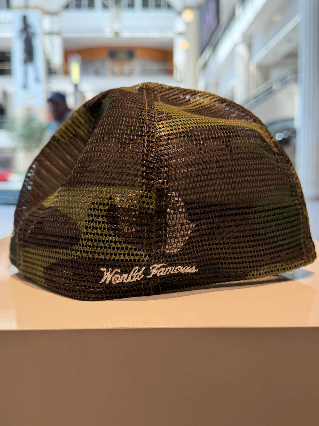 Supreme New Era Camo Mesh Fitted Hat Size 7 1/8