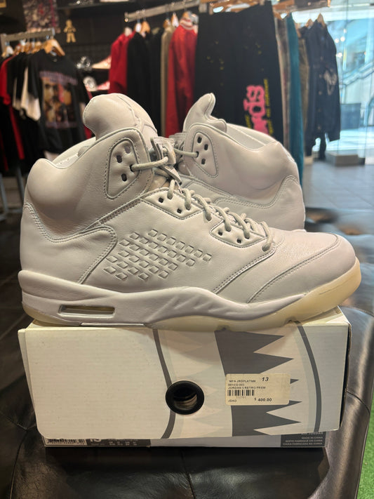 Jordan 5 Pure Platinum Sz 13