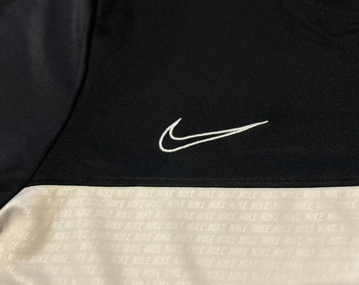 Nike Dri-FIT Training Shirt Mens 2XL Black White Colorblock AJ9998-010 XXL