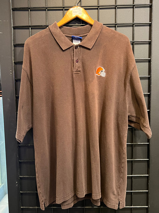 Men’s NFL Reebok Cleveland Browns Polo Size 2XL