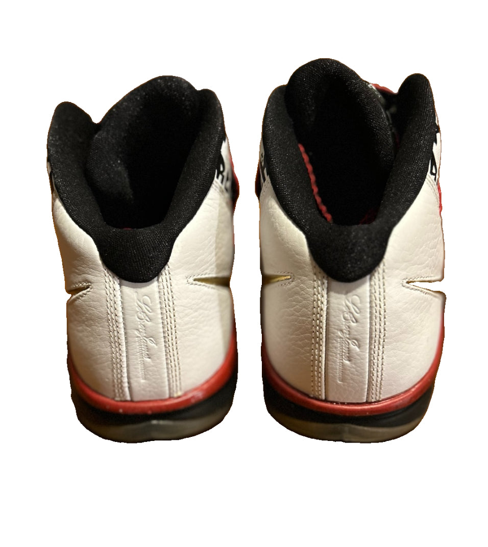 Nike Zoom Soldier III Finals 358558-171 White Gold Red Graffiti Size 9 NEW No Box 2009