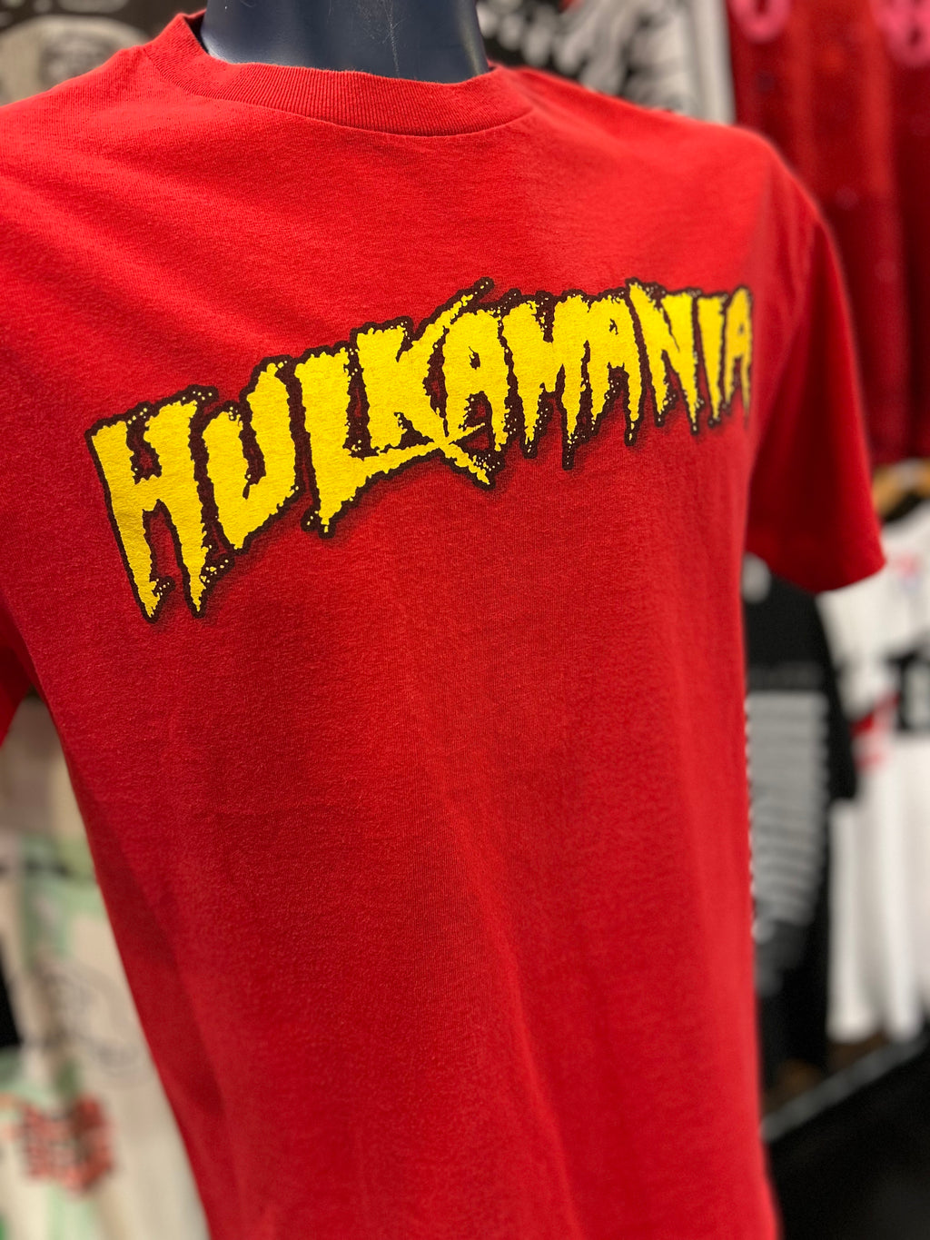 WWF Hulk Hogan Hulkamania Still Running Wild Vintage Wrestling T Shirt Size Large