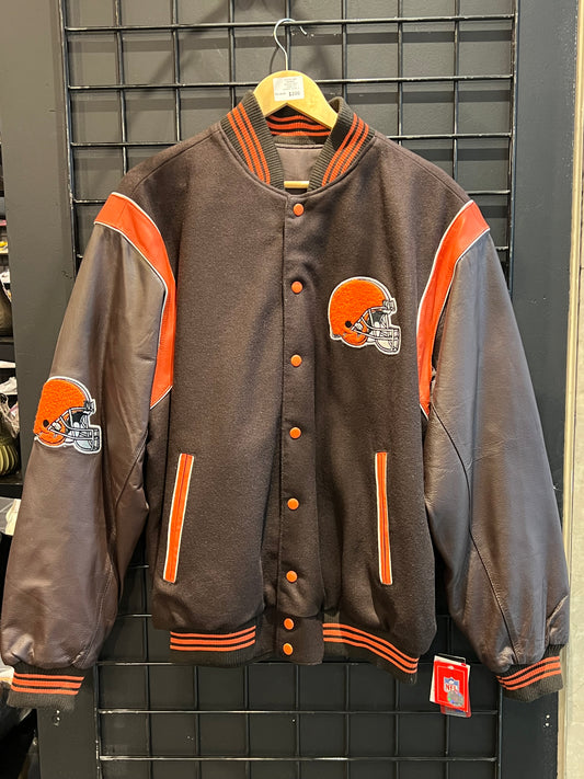 Men’s Cleveland Browns Reversible Jacket Size Large