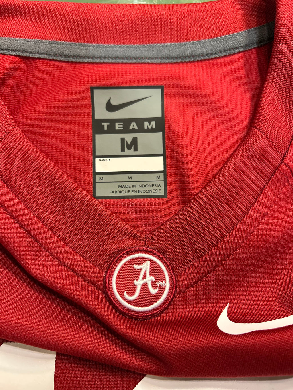 Nike NCAA Alabama Crimson Tide #10 Jersey Size Medium