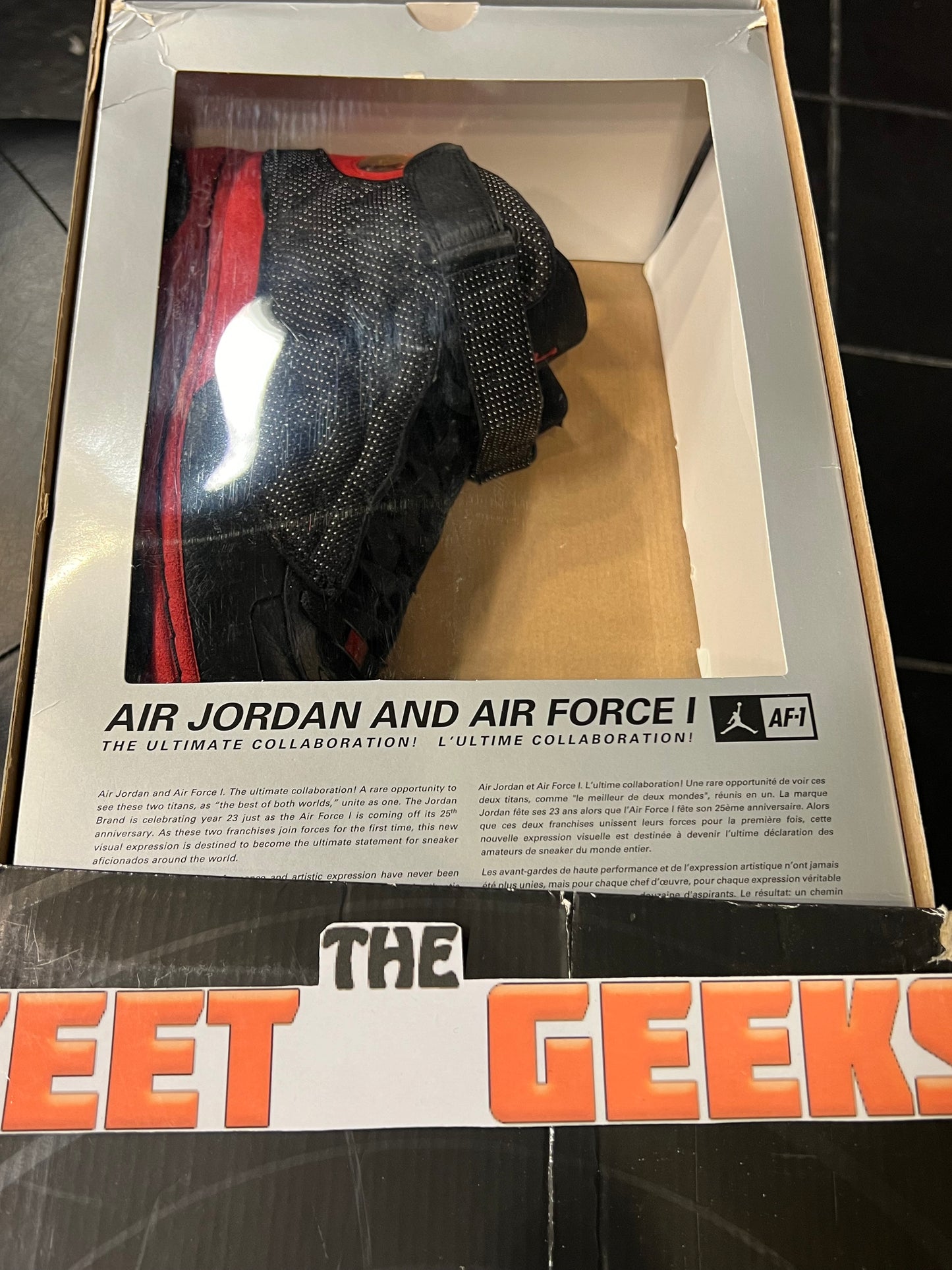 Pre Owned Nike Air Jordan 13 Force 1 Bred Men Shoes size 12