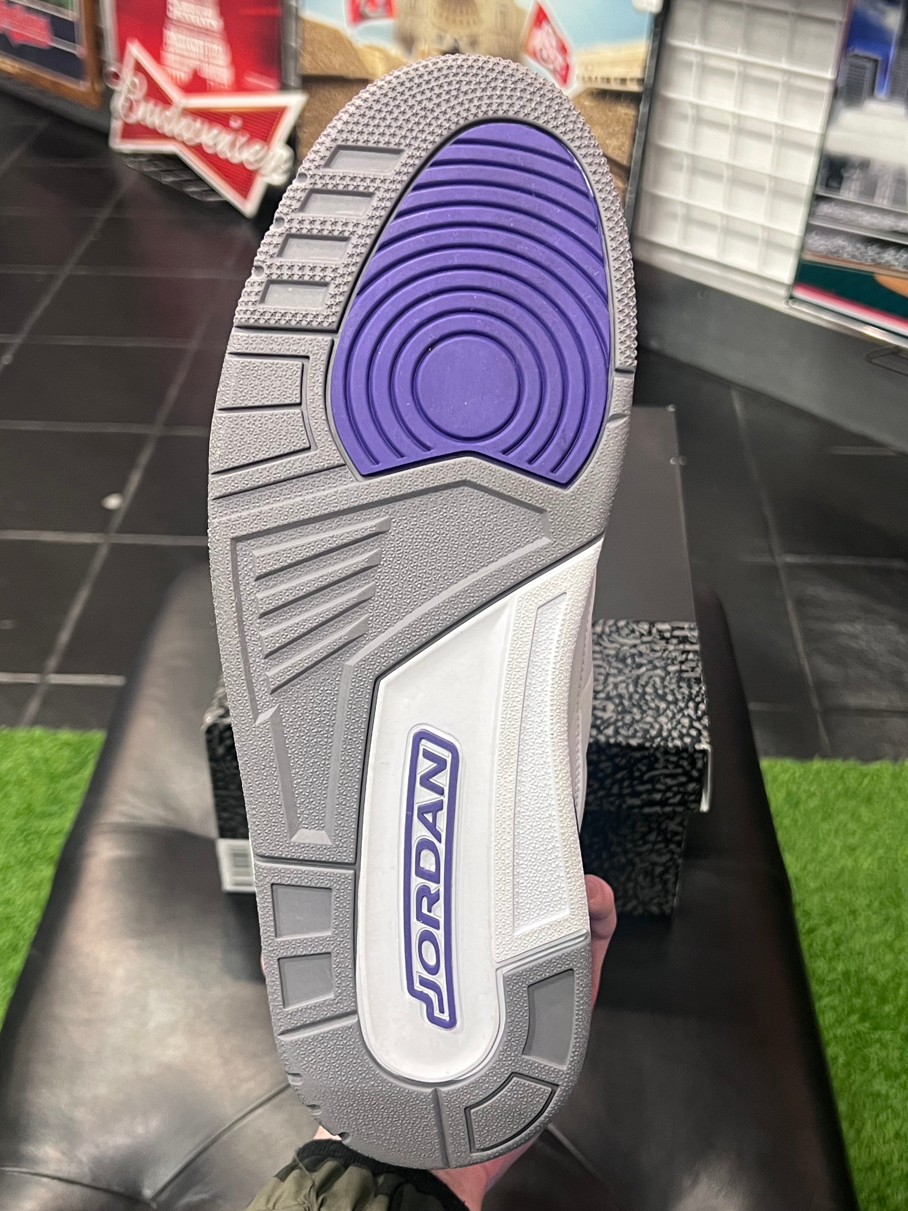 Men’s Air Jordan 3 Dark Iris Size 12 Shoes