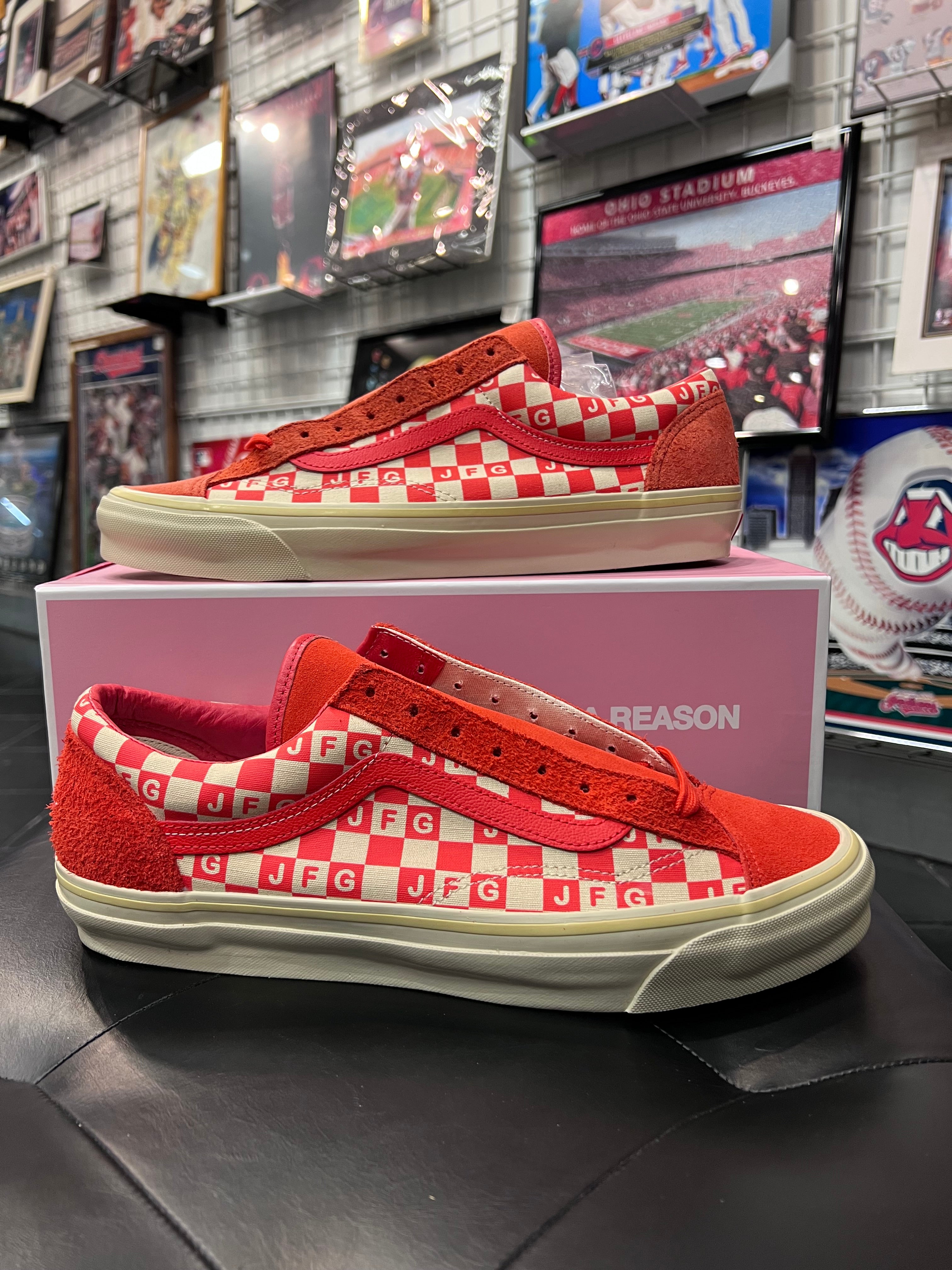 Men’s Vans Style 36 Joe Freshgoods Red Mens Shoes Size 12