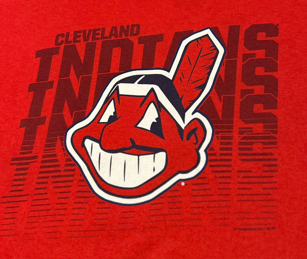 Cleveland Indians Chief Wahoo T-Shirt 2XL Red MLB Genuine Merchandise Vintage 2000s