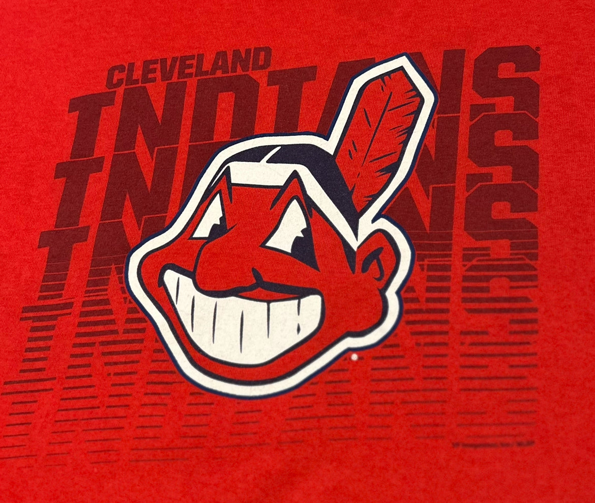 Cleveland Indians Chief Wahoo T-Shirt 2XL Red MLB Genuine Merchandise Vintage 2000s