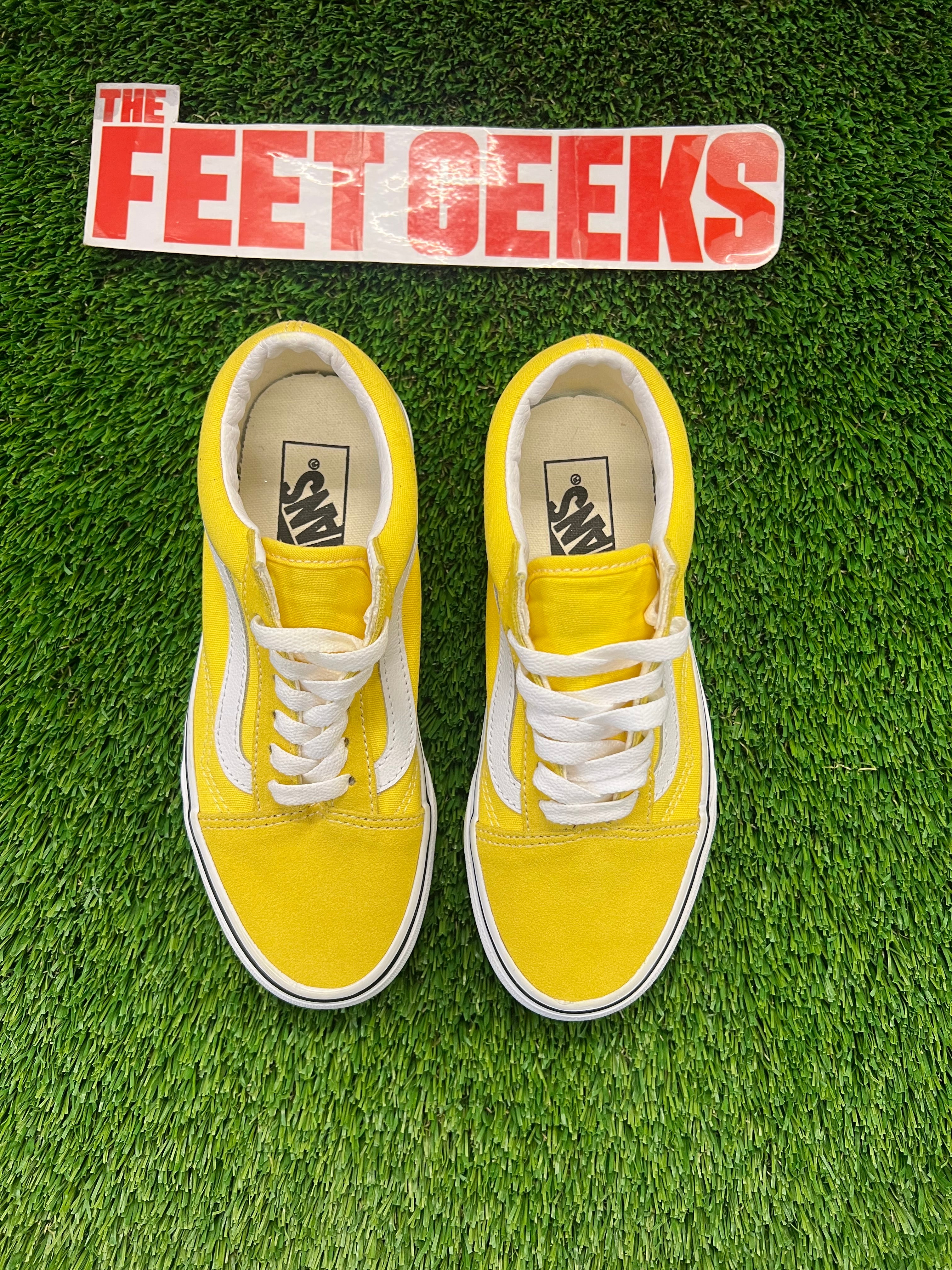 Kids Vans Low Yellow Brand New