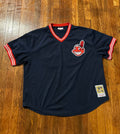 Cleveland Indians Joe Carter 1986 Mitchell & Ness Jersey