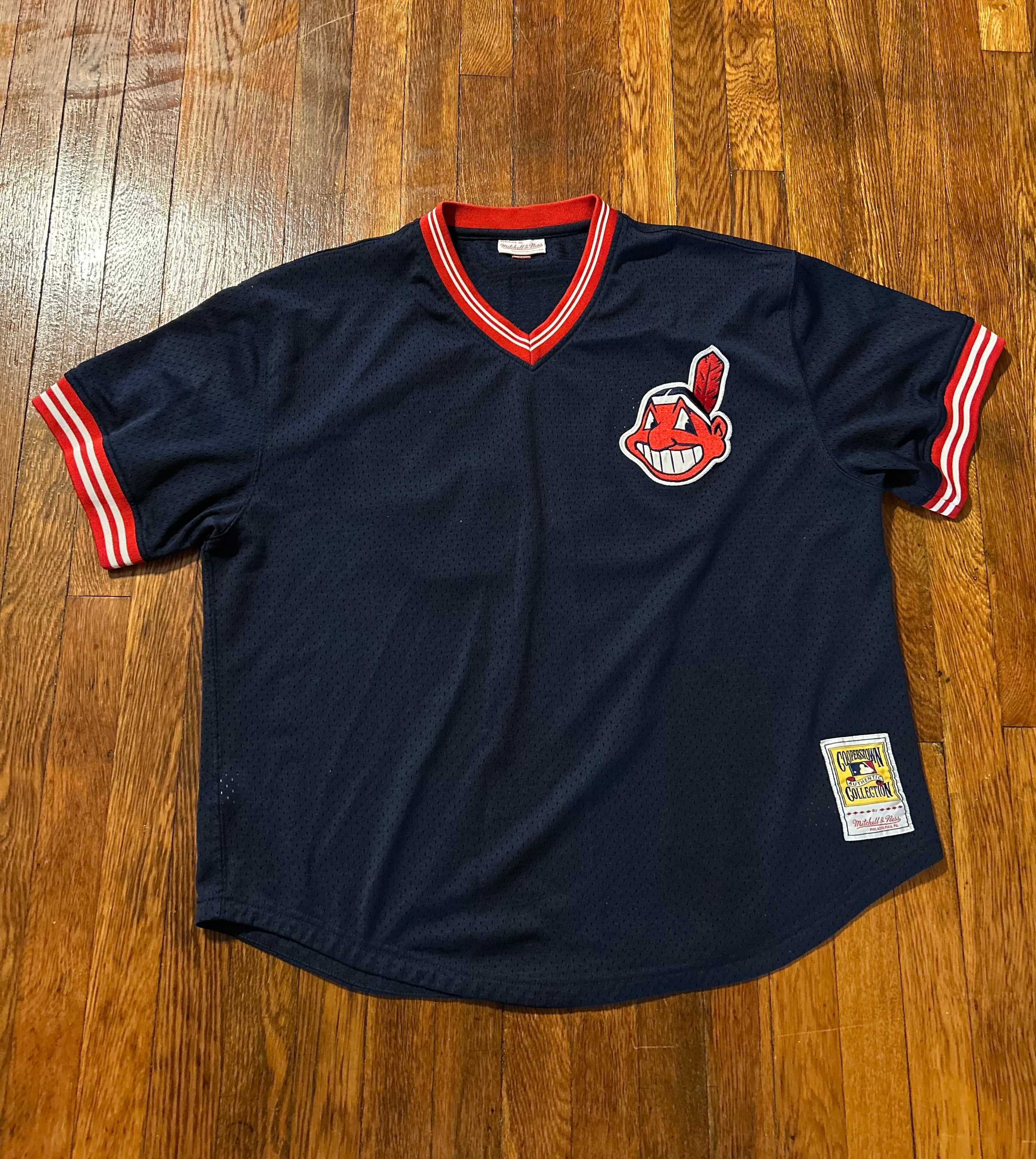 Cleveland Indians Joe Carter 1986 Mitchell & Ness Jersey