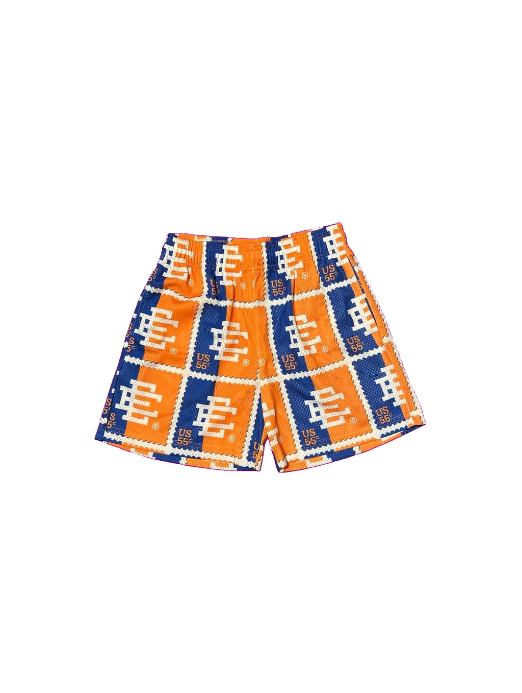 Eric Emanuel Shorts EE Basic Stamp Orange Blue Size S Small Brand New Package
