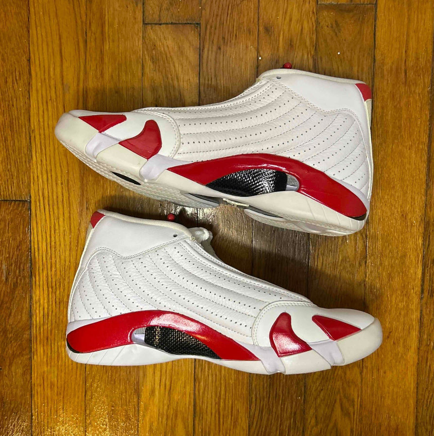 Air Jordan 14 Retro Rip Hamilton Candy Cane Size 9 Men Shoes