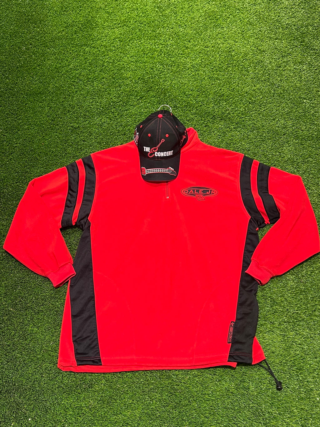 Dale Earnhardt Jr Quarter Zip and Strapback