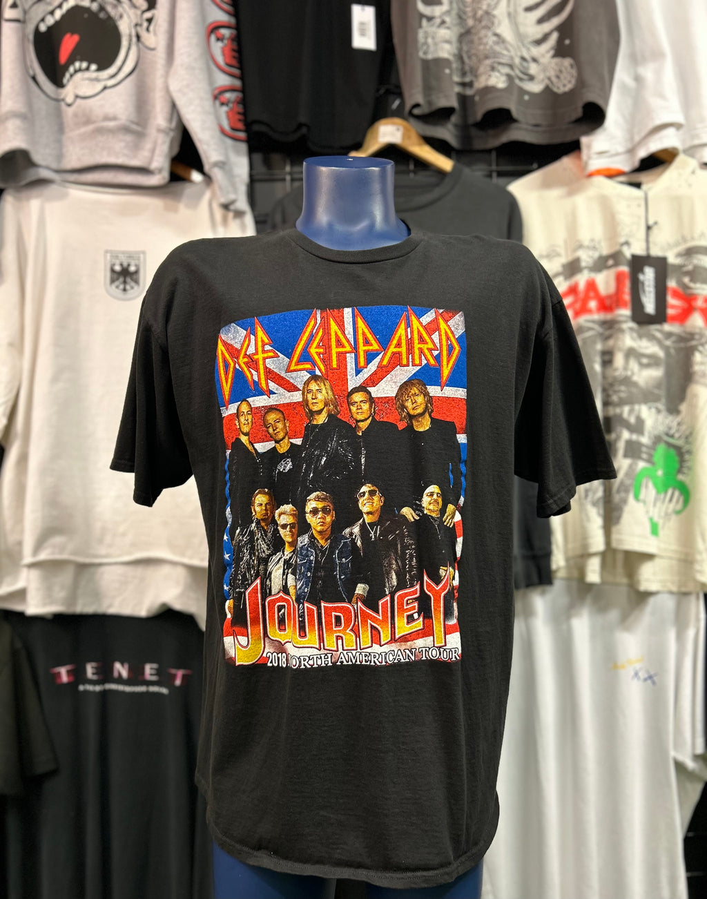 Def Leppard and Journey North American Tour T-Shirt Size 2XL