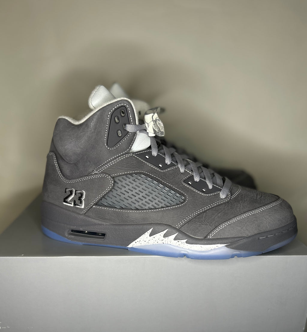 Jordan 5 Retro Wolf Grey Size 13 Mens Shoes